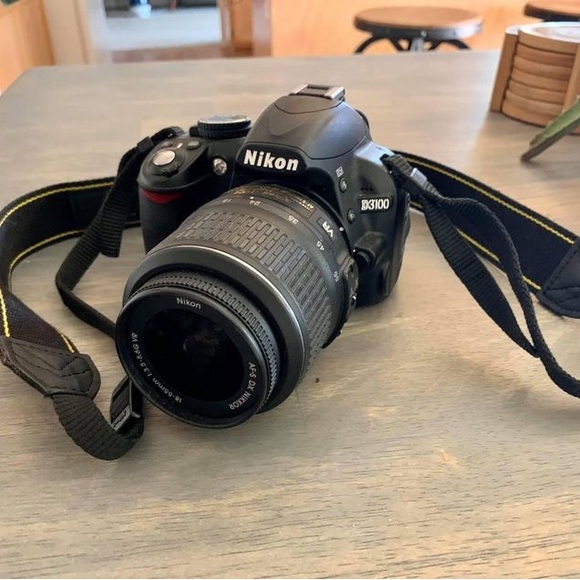 Nikon - D3100 DSLR Camera with 18-55mm VR Lens - Black...